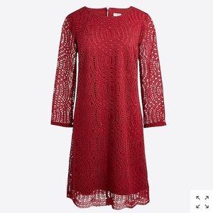 NWT J. Crew Dress in Burgandy